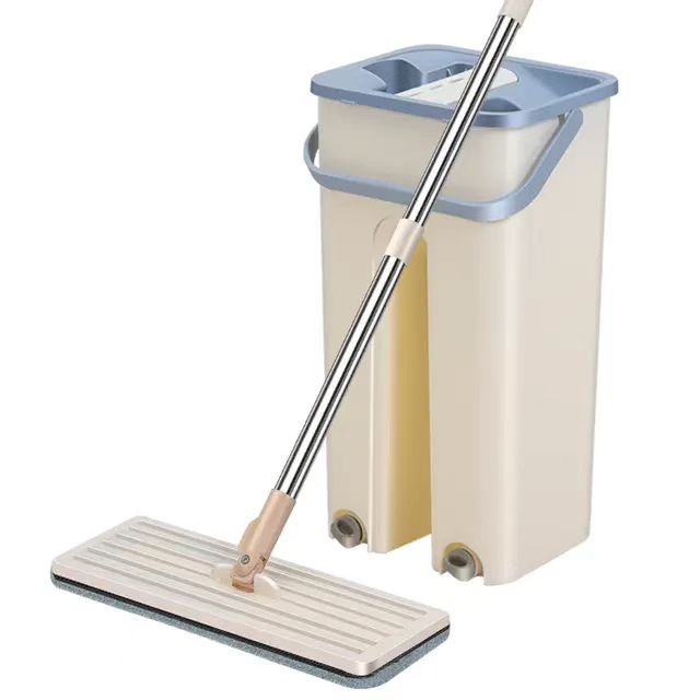Mop Water Separation 360 cleaning With Bucket Microfiber Lazy No
